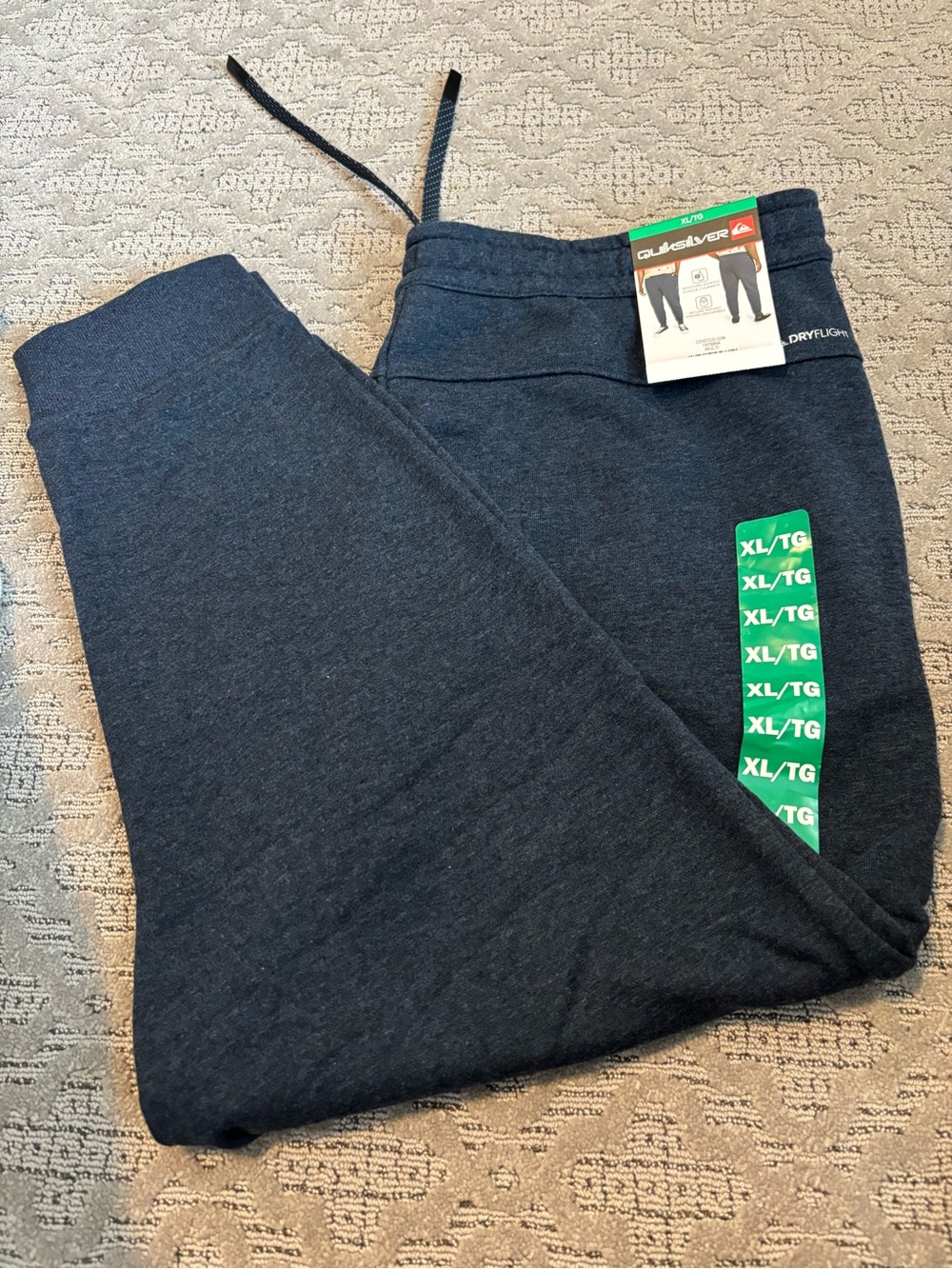 Quiksilver Men’s Navy Blue Sweatpants Joggers